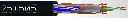 CABLE UTP CAT6 INT/EXT RJ45 TRAVERSANT XL-LSZH NOIR (Bobine 500m) (251505-W5) ELBAC