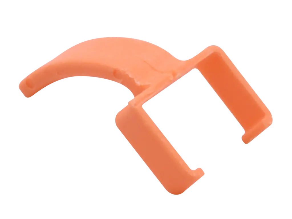 CLIP ORANGE POUR CORDON RJ45 SACHET DE 50 PIECES  ELBAC