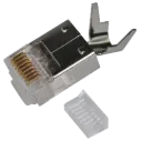 PLUG RJ45 1x8c FTP CAT6  METAL+ PEIGNE  Ø1.0/6 (940436-K5) ELBAC