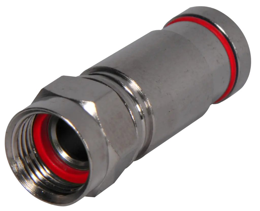 CONNECTEUR F A COMPRESSION  Ø 7,4 mm  ELBAC