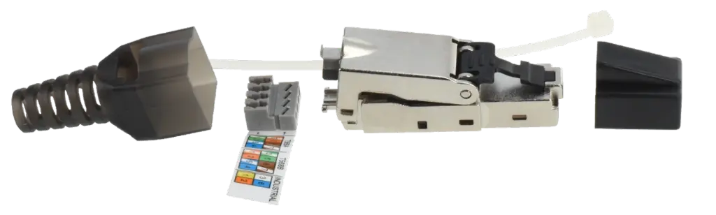 PLUG RJ45 MALE CAT 6A SANS OUTIL (942545) ELBAC