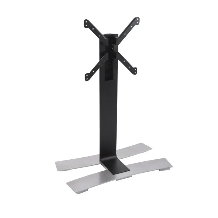 PIED TV NOIR à ROULETTES, écrans 30"-65" (30kg) SANS TABLETTE  ERARD