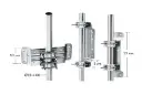 FIXATION POLYVALENTE MUR, POUTRE, pour MATS Ø 25 à 50  mm ERARD