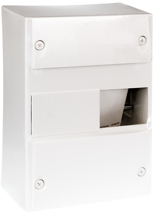 COFFRET 1 RANGEE 8 MODULES AVEC BORNIER DE TERRE EUROHM