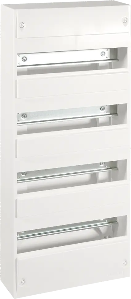 COFFRET 4 RANGEES 52 MODULES AVEC BORNIER P+N+T EUR'OHM