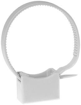 COLLIER A EMBASE POUR FIXATION TUBES OU CABLES  Ø 10 A 35 mm EUR'OHM