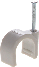 ATTACHE PONTET POUR TUBE IRL / CABLE Ø 16mm POINTE 32mm GRISE EUR'OHM