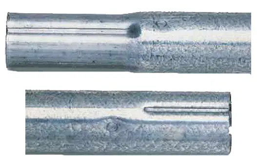 MAT ACIER 2 m Ø 40 mm GALVA 1 sur 2 livré avec bouchon FRACARRO