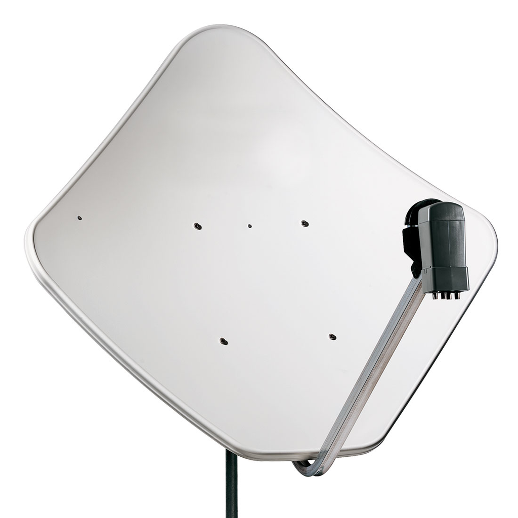 PARABOLE Ø 85 CM ACIER BLANC sans LNB FRACARRO