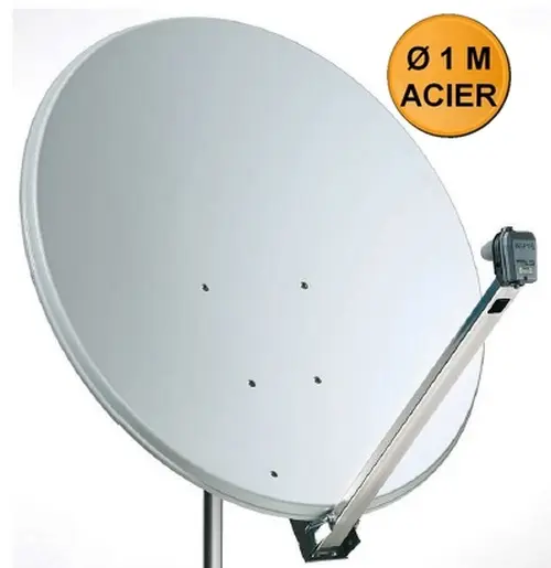 PARABOLE Ø 99 CM ACIER BLANC FRACARRO