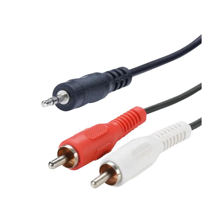 CORDON JACK 3.5 mm Mâle / 2 RCA Mâle 5 M ERARD CONNECT