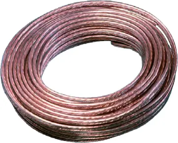 COUPE DE CABLE Haut Parleurs - 2 x 2.5 mm² -TRANSPARENT REPERE  25 M 