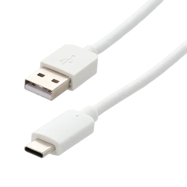 CORDON USB Type C M / USB M - 3A - 1m - Blanc ERARD CONNECT