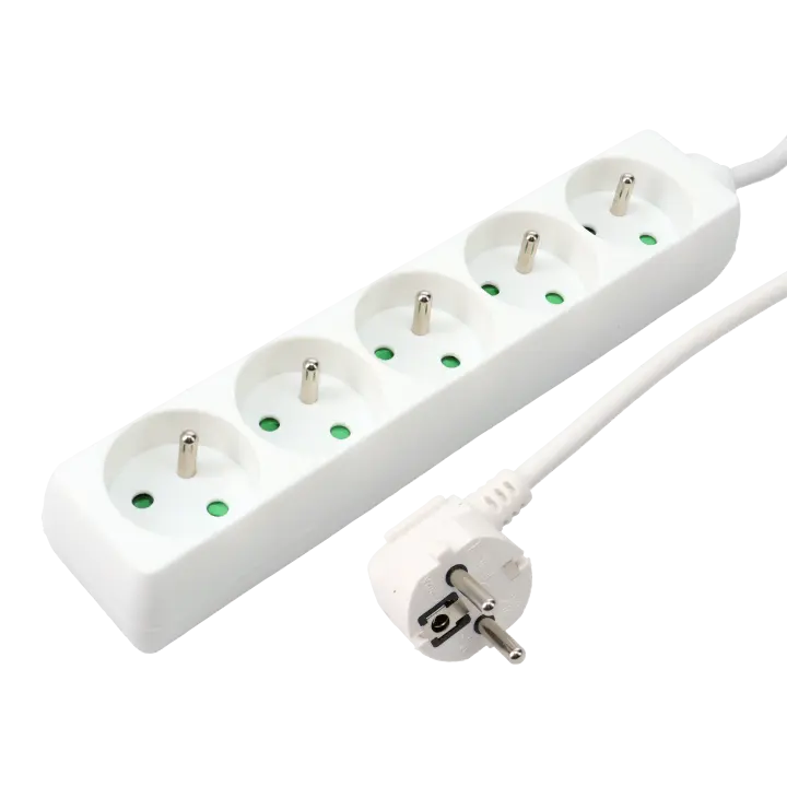 BLOC 4 PRISES (2 POLES + TERRE) - 3 X 1mm² - 3680W -1M ERARD CONNECT