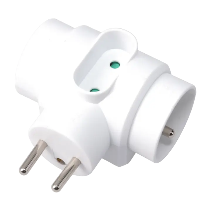 PRISE TRIPLITE 2 x (2 P + T) ET 1 x (2 P) - PROTECTION ENFANTS ERARD 