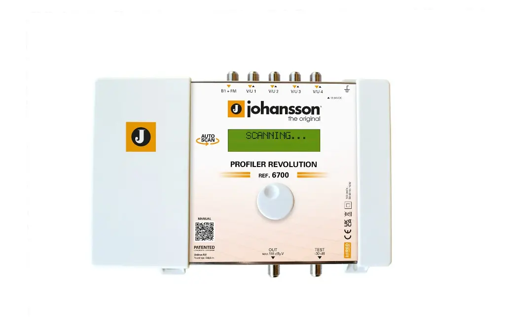 CENTRALE DE TRAITEMENT ET DE CONVERSION 5 ENT+ 50 CX 55dB JOHANSSON
