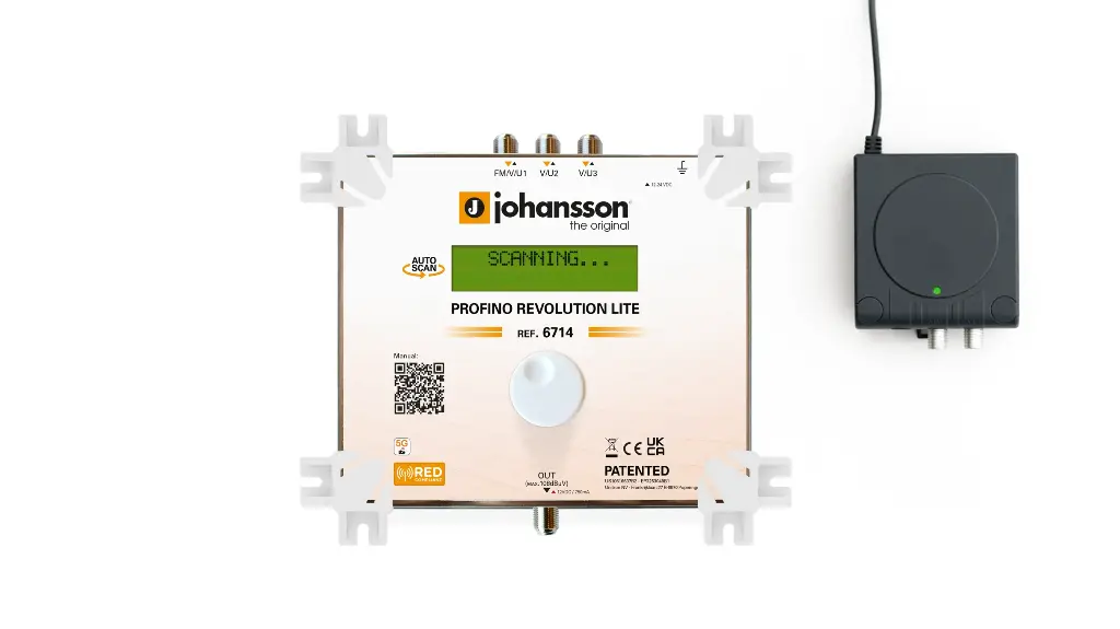 CENTRALE PROGRAMMABLE  3 ENTREES VHF/ UHF 32 FILTRES G.65dB JOHANSSON