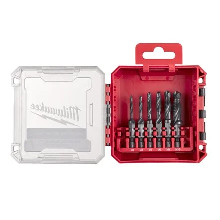 SET FORET TARAUDEUR 1/4" HSS-G MILWAUKEE