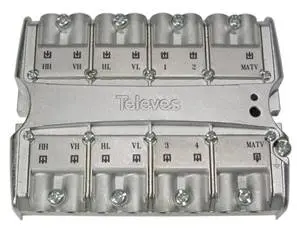 MULTISWITCH 5x5x4 "EasyF" TERMINAL/CASCADABLE ATTEN.RÉGL. TELEVES