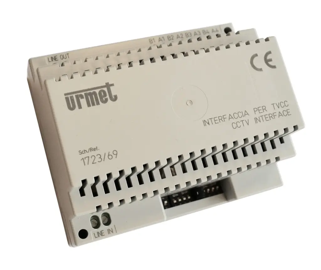 INTERFACE POUR CONNEXION 4 CAMERAS VIDEOSURVEILLANCE URMET
