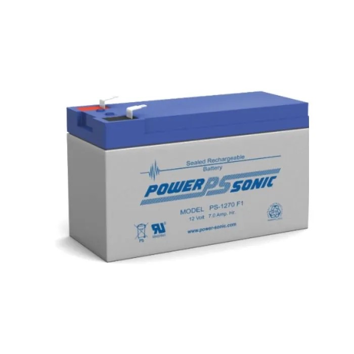 BATTERIE POWERSONIC 7AH 12 VOLTS DIM ELKRON