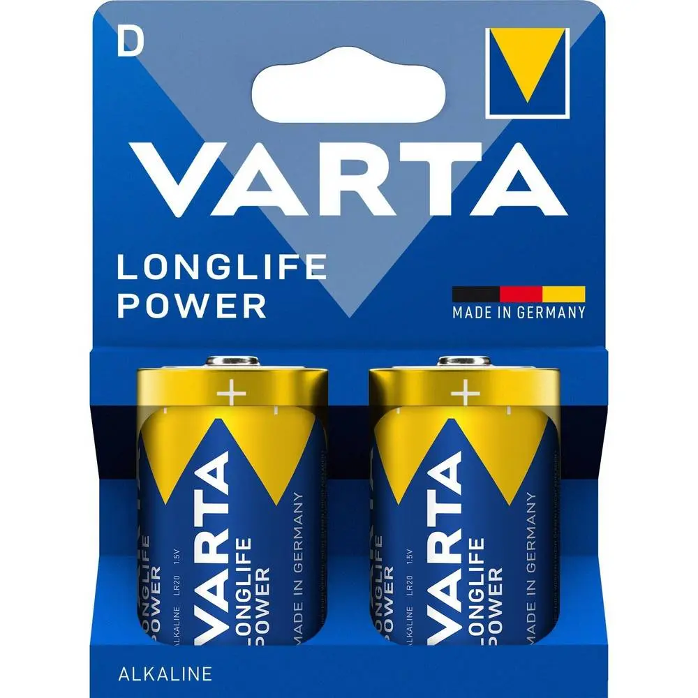 BLISTER DE 2 PILES HIGH ENERGY D/LR20 VARTA