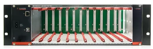 Chassis 11 MODULES + alim pour station modulaire COFDM/IP  CAHORS 