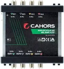 AMPLIFICATEUR 4 ENTREES SAT 10-30 dB REG. CAHORS
