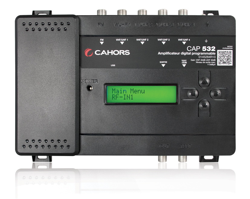 AMPLI PROGRAMMABLE 5 FILTRES  5G  - Gain 50dB NS 113dB CAHORS