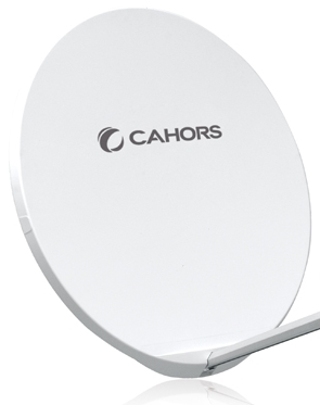 PARABOLE Ø 90 CM FIBRE MULTISTANDARD sans LNB CAHORS