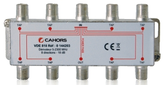 DERIVATEUR 8 VOIES -20 dB CAHORS