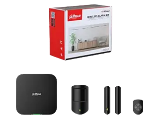 KIT ALARME HUB 2 IP/WIFI/4G NOIR DAHUA 