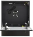 COFFRET MURAL NVR+ONDULEUR 2U NOIR ELBAC 