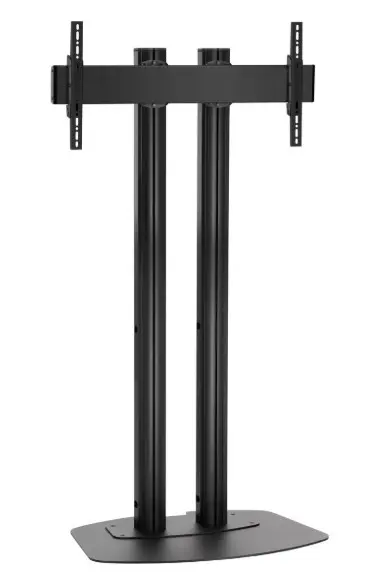 Pied de sol FD1884B double pôle 180cm 800X400 - Noir VOGEL'S