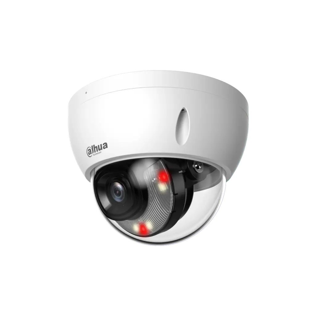 CAMERA DOME IP AV 5MP 2.8 mm IR 30m WIZSENSE POE SMART DUAL LIGHT DAHUA