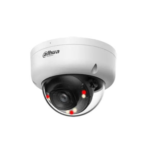 CAMERA DOME IP AV 2MP 2.8 mm IR 30m SMART DUAL LIGHT - POE IK08 DAHUA  