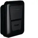 BORNE DE RECHARGE WITTY PLUS 22KW  IP55 -1x 7,4 ou 22kW 1Ph/3Ph AVEC PRISE T2S , EQUIPE DE LA CARTE TIC FILAIRE, ACCES PAR RFID, APPLICATION BLUETOOTH, CARTE DE COM. OCPP, COMPTEUR MID HAGER