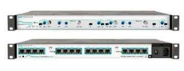 Switch TV 1U - 19" - 16 ports RJ45 + 16 cordons Balun - 2m (Distribution sur réseau VDI) FRACARRO