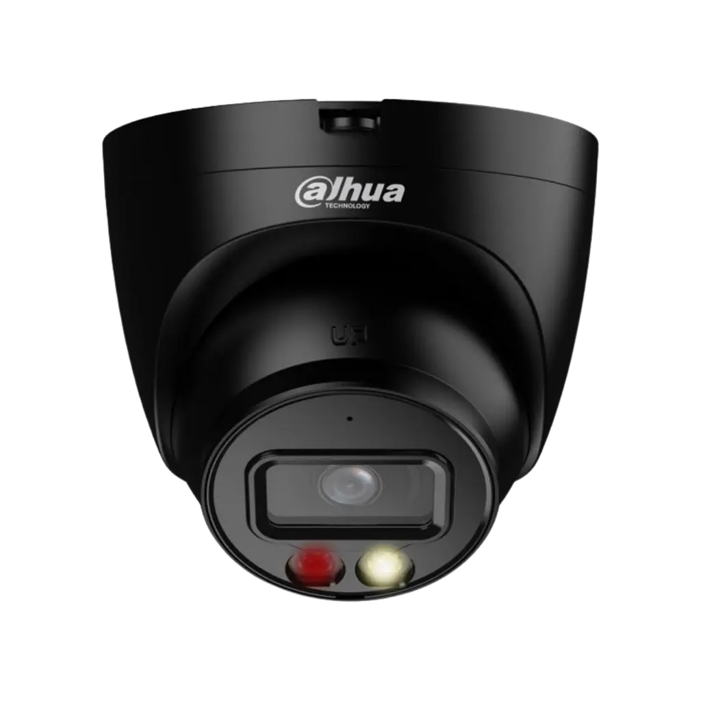 CAMERA DOME IP 5MP 2.8mm, IR 30m STARLIGHT, DUALLIGHT WIZSENSE NOIRE DAHUA 