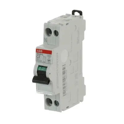 DISJONCTEUR PHASE NEUTRE SN201L A VIS 2 A / 4.5kA (470229) ABB