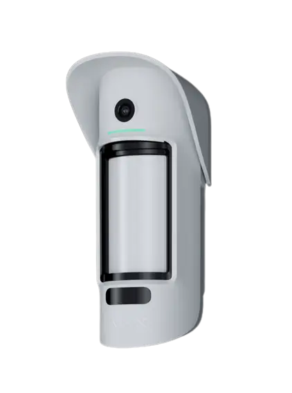 DETECTEUR DE MOUVEMENT EXTERIEUR BLANC AVEC PHOTO AJAX