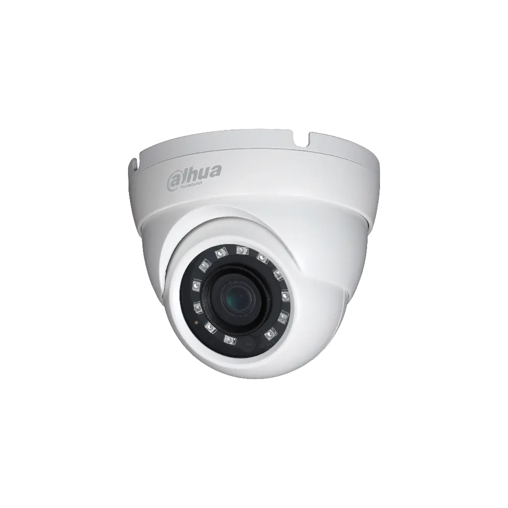 CAMERA DOME HDCVI 5 MP, FIXE 2,8 mm IR 30 M S2 BLANC DAHUA