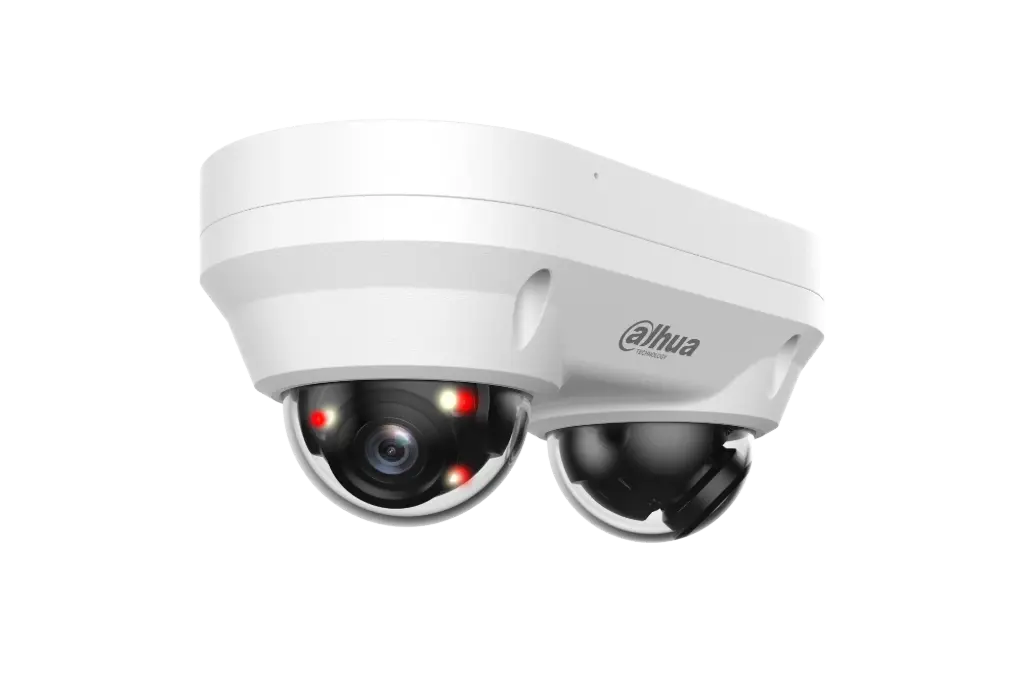 CAMERA 2 DOMES IP AV 2X4MP 2.8mm IR 30M POE WIZSENSE  DAHUA