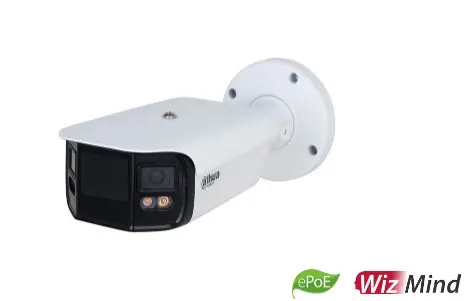 CAMERA BULLET IP 2X 4MP PANORAMIQUE 180° FULL COLOR 3.6 MM ePTZ DAHUA
