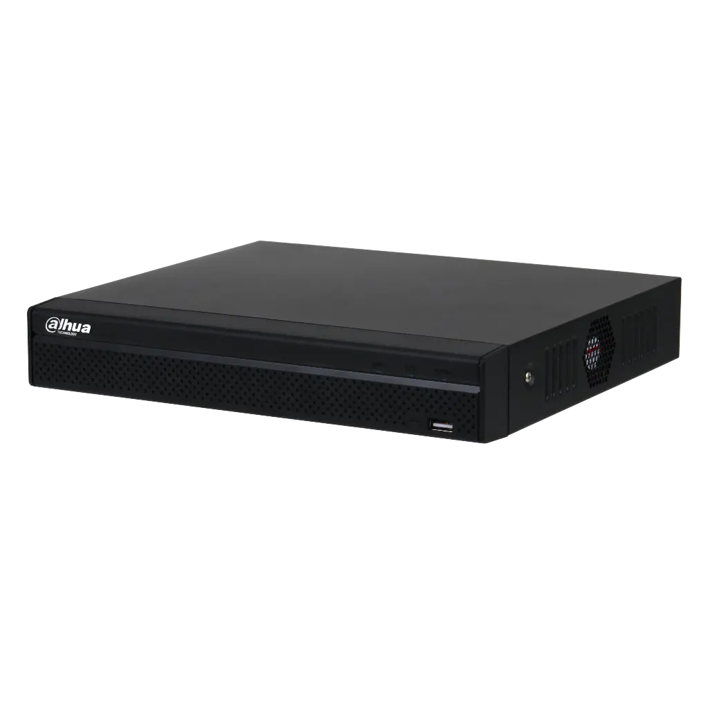 NVR 8 ENTREES POE 8MP MAX SMD+ SUPPORTE 1 HDD S3 DAHUA