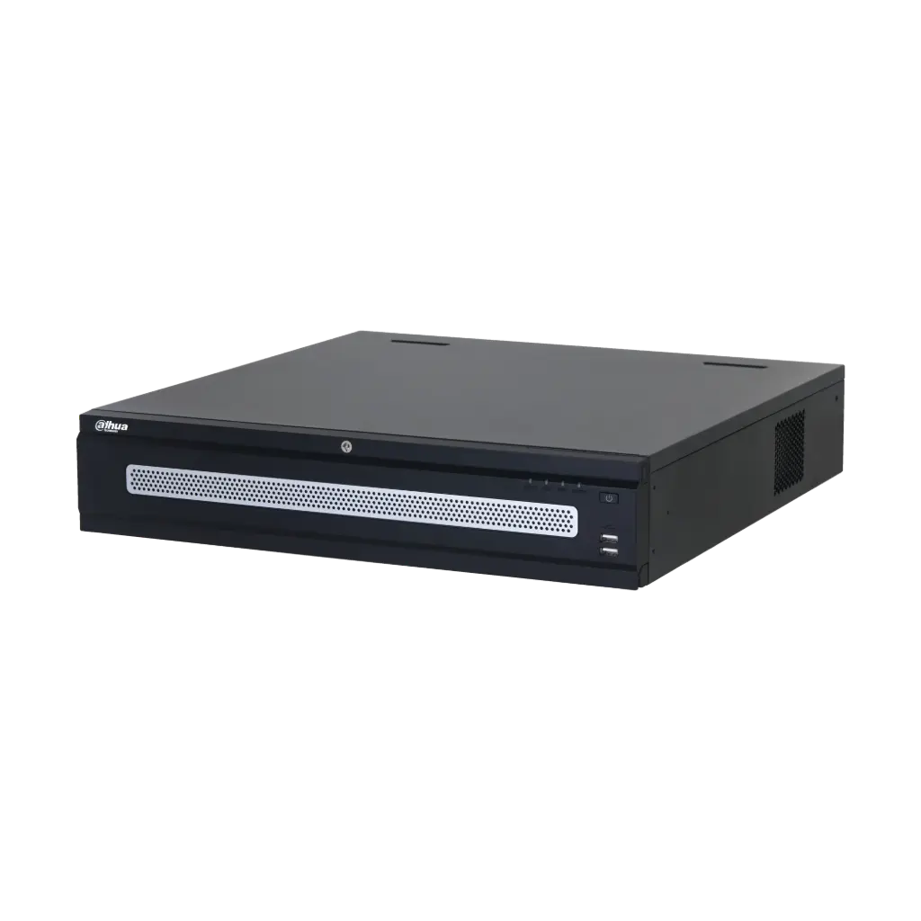 NVR PRO 64 VOIES 32 MP, 1280Mbps MAX, SUPPORTE 8 HDD 16 To MAX  DAHUA