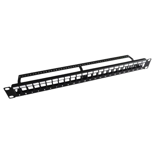 PANNEAU DE BRASSAGE 19 POUCES POUR 24 PORTS NUS UPTEC