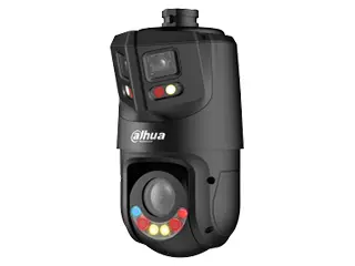 CAMERA PTZ IP 4MP ZOOMX25+CAMERA PANORAMIQUE 180° 8MP TIOC NOIRE DAHUA