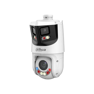 CAMERA PTZ IP 4 MP ZOOM X25 + CAMERA PANORAMIQUE 180° 8MP TIOC DAHUA