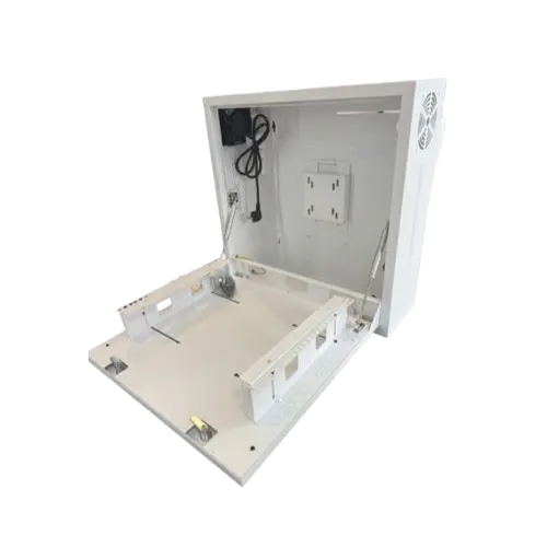 COFFRET MURAL NVR/ECRAN 600*600*200MM GRIS CLAIR TECLINK